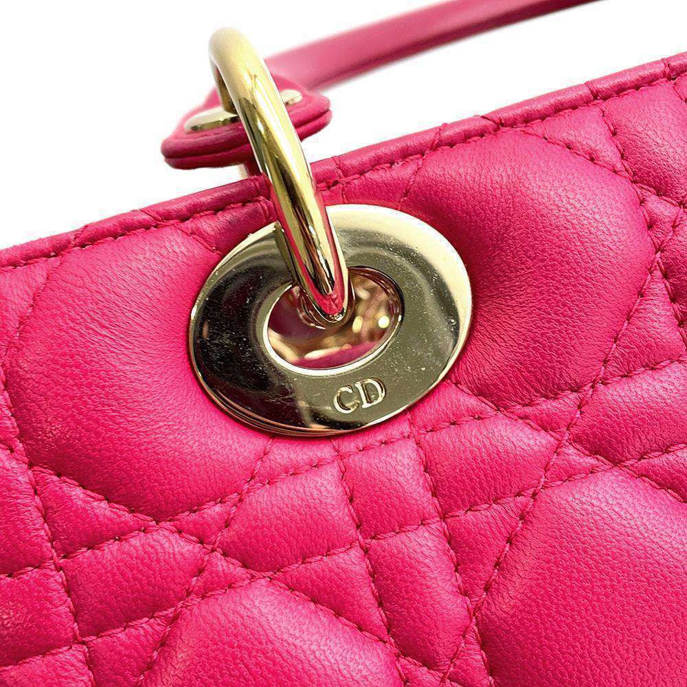 Christian Dior handbag Lady Cannage shoulder bag - Picture 11 of 12